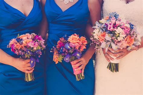 Royal Blue Prom Bouquet