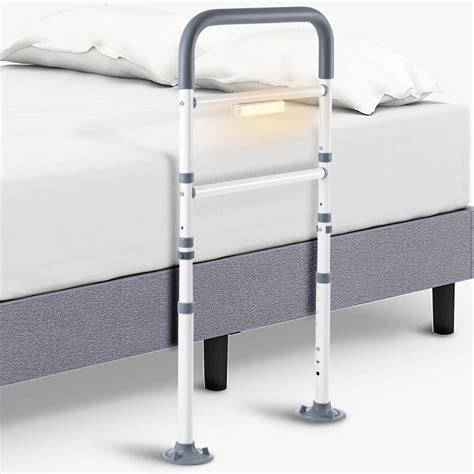 CanFord - Rieles de cama para adultos mayores de seguridad, con luz de ...