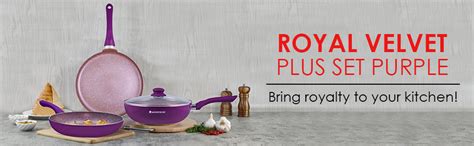Buy Wonderchef Royal Velvet Plus 4 Pc Non-Stick Cookware Set for ...