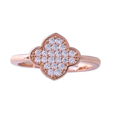 Sparkling Elegance Duchess American Diamond Solitaire Ring – VOYLLA