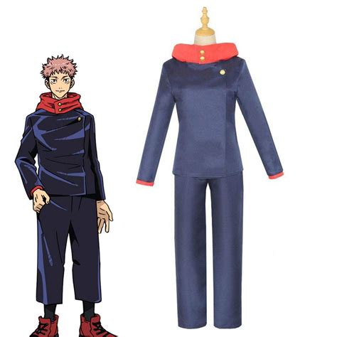 Buy Jujutsu Kaisen Cosplay Costume Yuji Itadori Cosplay Kugisaki Nobara ...