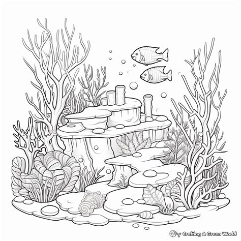 Coloring Pages Of Coral Reefs