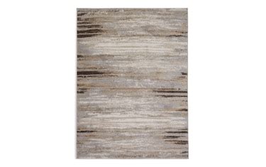 Theo 8' x 10' Beige & Green Striped Rug | Bob's Discount Furniture ...