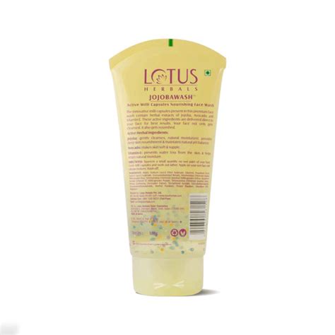 Lotus Herbals JOJOBAWASH Active Milli Capsules Nourishing Face Wash ...
