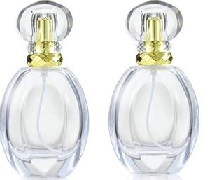 Hunky Dory 2pcs 50ml Empty Clear Glass Delicated Perfume Decant Spray ...