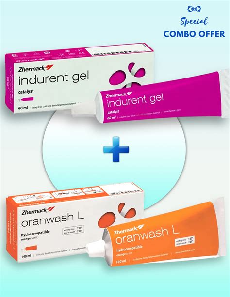 Zhermack Catalyst Indurent gel + Zhermack Oranwash Light Body – Dental Prod