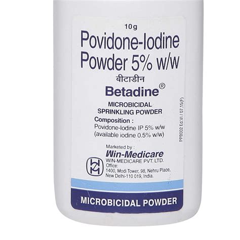 Buy Betadine Powder, 10 gm | 19 Minutes Delivery | Apollo Pharmacy