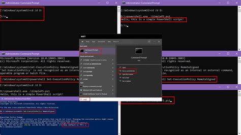 Run PowerShell Command Win 10 的图像结果