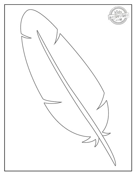 Printable Turkey Feather Pattern - FREE Printable A-Z