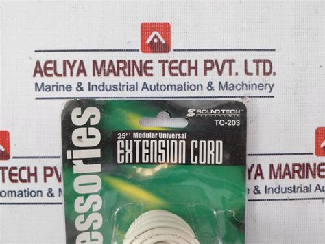 Soundtech Electronic Tc-203 25Ft Modular Universal Extension Cord ...