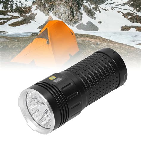 USB Rechargeable Torch, 3 Modes LED Flashlight IP65 Waterproof for ...