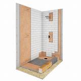 Schluter Systems Kerdi-Shower-Kit 38-in x 60-in Offset PVC Flange 2-in ...
