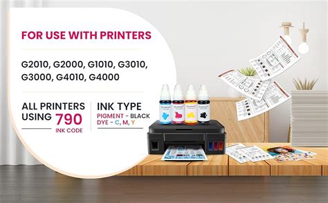 Splashjet 790 Compatible Refill Ink for Canon Pixma G2010,G2000,G1010 ...