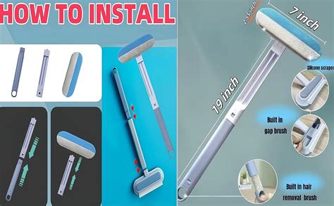 Clyton Multifunctional 4 in 1 Screen Brush With Extended Handle - Mesh ...