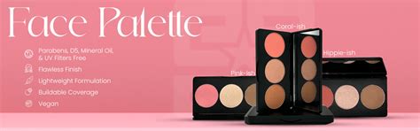 Coral-ish Face Palette - Contour, Blush, Highlighter | 12gms – Star ...