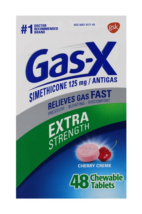 Gas-X Extra Strength Gas Relief Chewable Tablets Cherry - Walmart.com