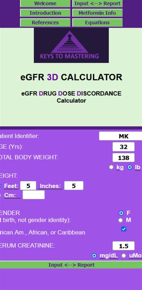 eGFR 3D Calculator APK Download for Android - Latest Version