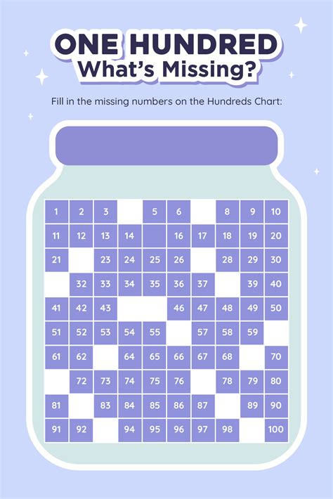 1- 100 Chart - 20 Free PDF Printables | Printablee