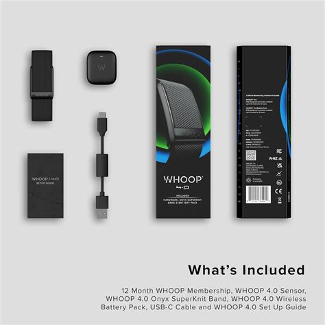 Whoop 4.0 Fitness Tracker With Superknit Band, Waterproof, Track Body Composition, Monitor and ...