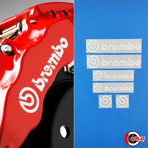 RG Brembo Stickers Combo Set, 6-Pieces for 4-6 India | Ubuy
