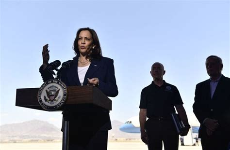 Harris Downplays Politics, Stresses Immigration Reform During Border Visit