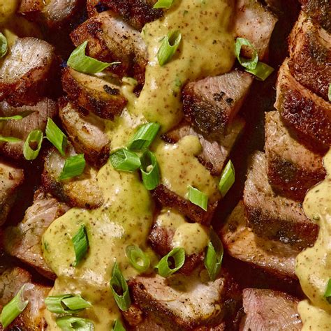 Pan-Seared Pork Steak With Creole Mustard Glaze - Soulful Pork