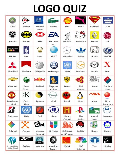 Printable Free Picture Quizzes With Answers - Printable JD