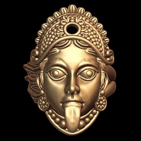Divine Maa Kali Design 3D Model - STL