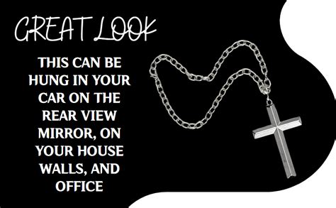 AFH Holy Jesus Christ Crucifix Cross Stainless Steel Decorative Car ...