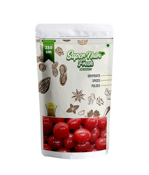 Super Nutri Fresh Candied Karonda Red Cherries/Glazed Candied Cherry ...