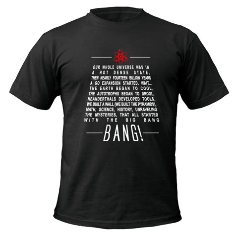 Big Bang Theory Lyrics T-Shirt • Clique Wear