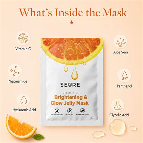 SEORE Vitamin C Brightening & Glow Jelly Mask