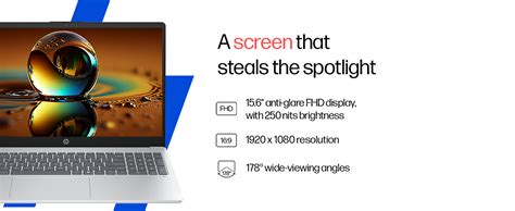 HP OmniBook 3 AMD Ryzen AI 5 340 Next Gen AI Laptop, (16GB DDR5, 512GB ...