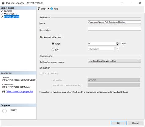 SQL Server Backup Options 的图像结果