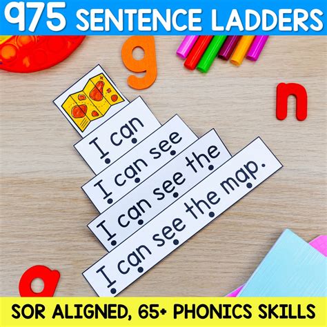 975 Decodable Sentence Ladders MEGA BUNDLE – My Nerdy Teacher