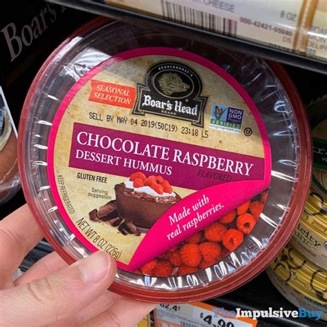 SPOTTED: Boar’s Head Seasonal Selection Chocolate Raspberry Dessert Hummus