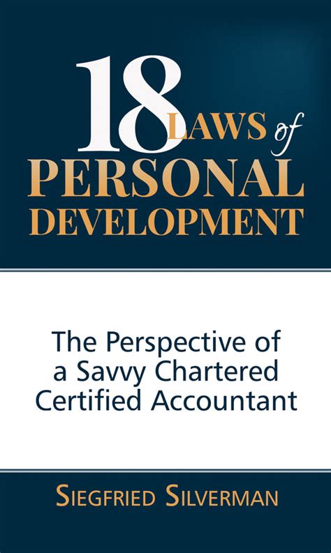 18 Laws of Personal Development: The Perspective of a Savvy Chartered ...