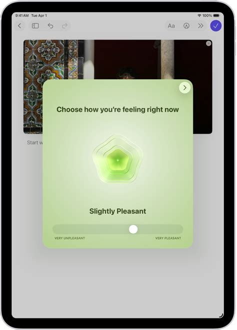 Journal for your wellbeing on iPad - Apple Support (IN)