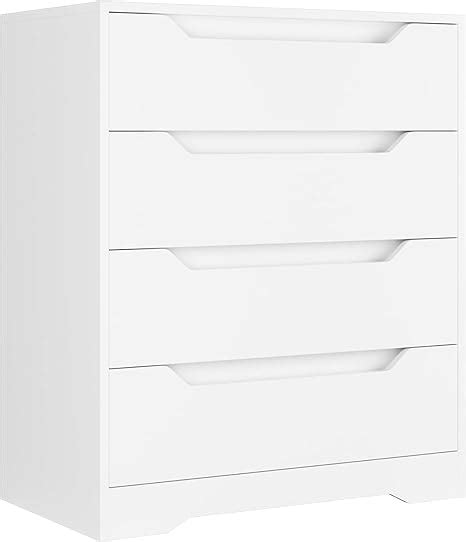 Furnilife Chest of Drawers, Sideboard with 4 Drawers, Universal Cabinet ...