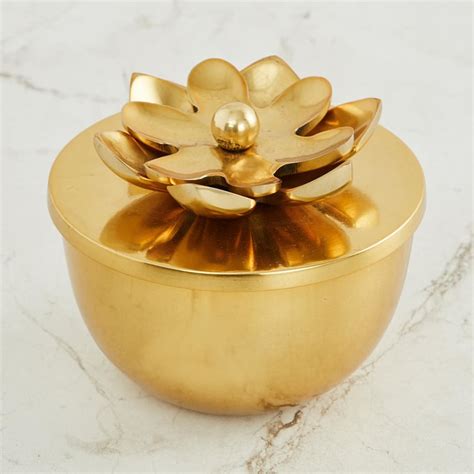 Buy Serenity Flower Lid Votive Holder from Home Centre at just INR 499.0