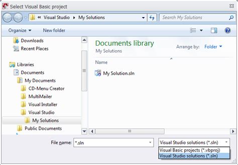 Image result for Visual Studio's Solution File