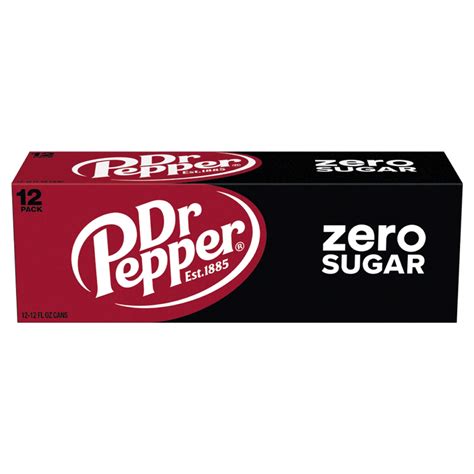 FRESH 12 Pk Diet Caffeine Free Dr Pepper - Soda Emporium