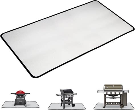 Amazon.com: Extra Large Under Grill Mats, 60 * 40 Inch Grease Matt Deck ...