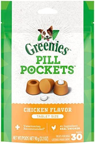 Buy GREENIES PILL POCKETS Tablet Size Natural Dog Treats Chicken Flavor ...