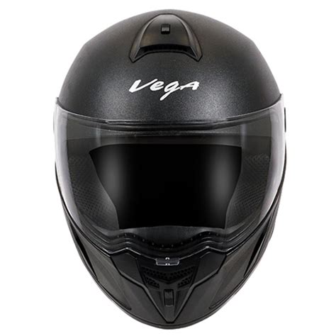 Vega EVO Leather Finish Black Helmet | Shop Helmets at BIKERSTORE.IN ...