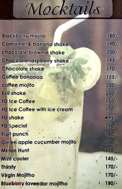 Menu of Frozen Desert, A S Rao Nagar, Secunderabad | Dineout discovery