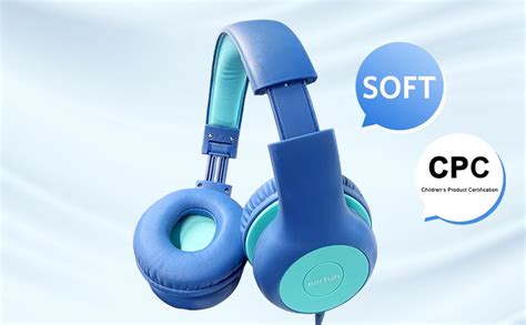 EarFun Kids Headphones with Mic for Boys and Girls, Over Ear HD Stereo ...