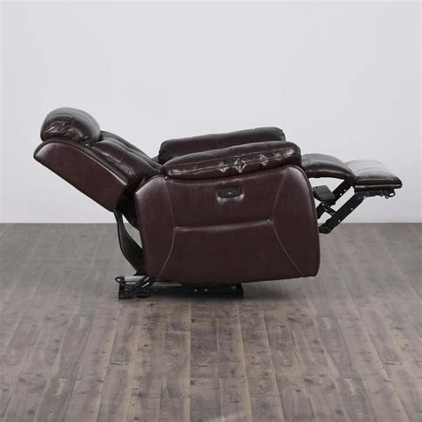 Buy Berlin Leather 1-Seater Electric Recliner - Brown from Home Centre ...