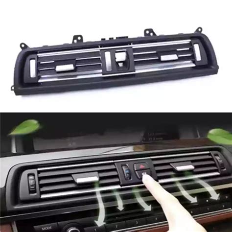 Buy Chrome Central AC Vent Grille for BMW 5 Series Sedan F10 (2010-2016 ...