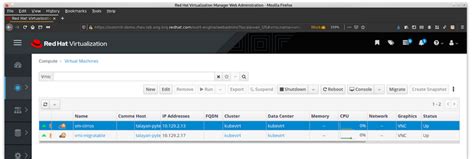 Red Hat Virtualization Manager Interface 的图像结果